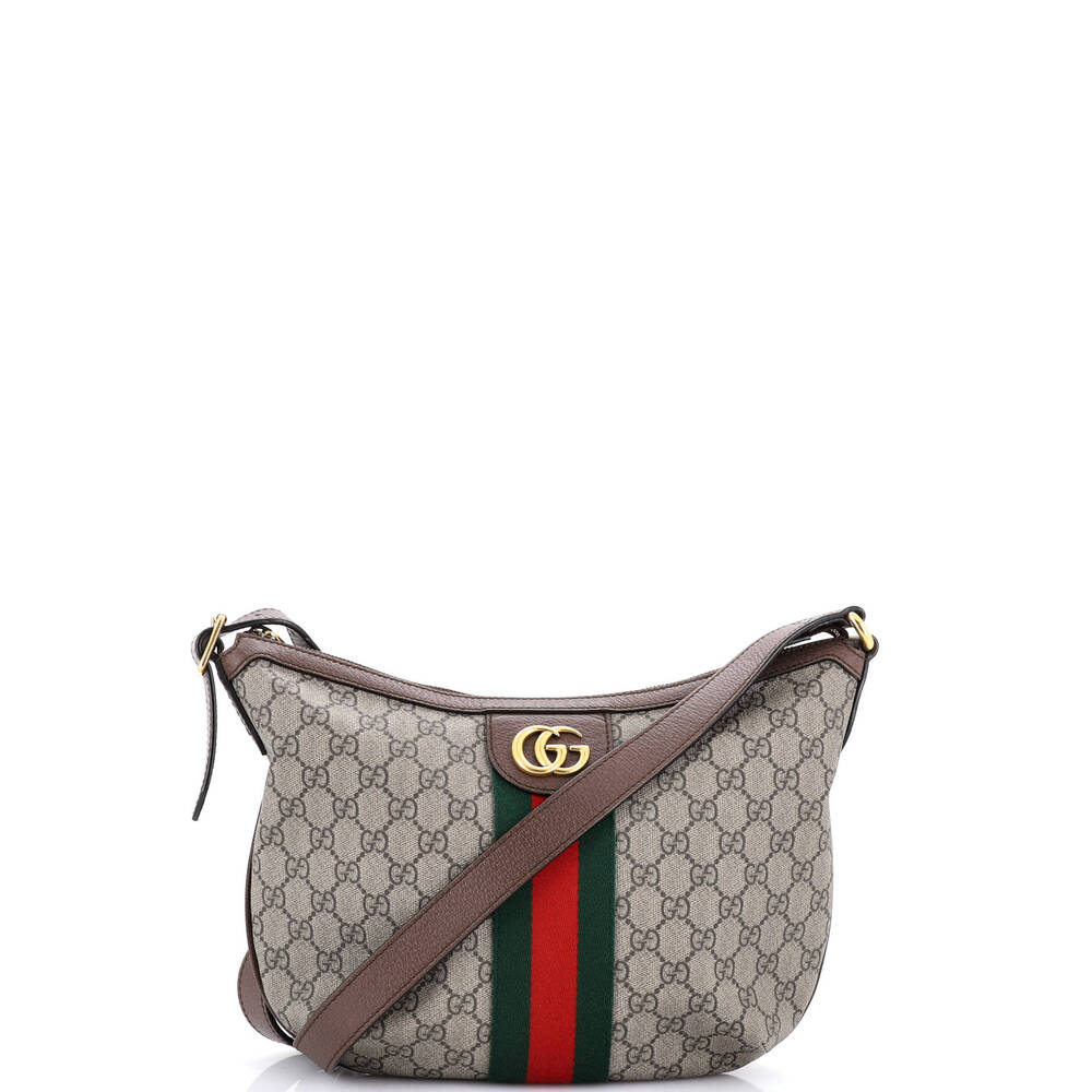 Gucci Ophidia Half Moon Hobo Gg Coated #259021G12B